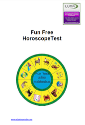 Free Fun Horsocope Test